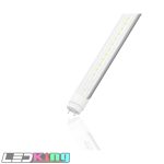 4FT T8 LED tube,18w,6500K,clear PC cover,125lm/w,CRI 82,G13 base,25pcs per carton