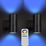 UP LIGHT 18W-BLUE WALLPACK LIGHT| 5000K |UL & DLC RATED | 5 YEARS WARRANTY | 100V-277V