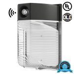 26W LED Mini Wallpack Light, 120-277V AC, 5700K, brown housing, photocontrol,non- dimmable, wet location.  3000 delivered lumen.ETL and DLC listed.12 pcs per carton.