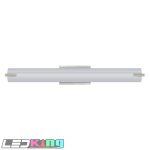 48"Vanity Fixture,Brushed endcap, White PC lens, square back plat, 40W DOB,CRI 80, 3000K/4000K/5000K