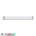 48"X3-7/8"X 4-1/8" Vanity Fixture, Brushed nickel endcap, white PC lens, 40W DOB,CRI 80, 3000K/4000K/5000K