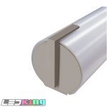 24"X 4"X 4-1/4" Vanity Fixture, Brushed nickel endcap, white PC lens, 25W DOB, 3000K/4000K/5000K