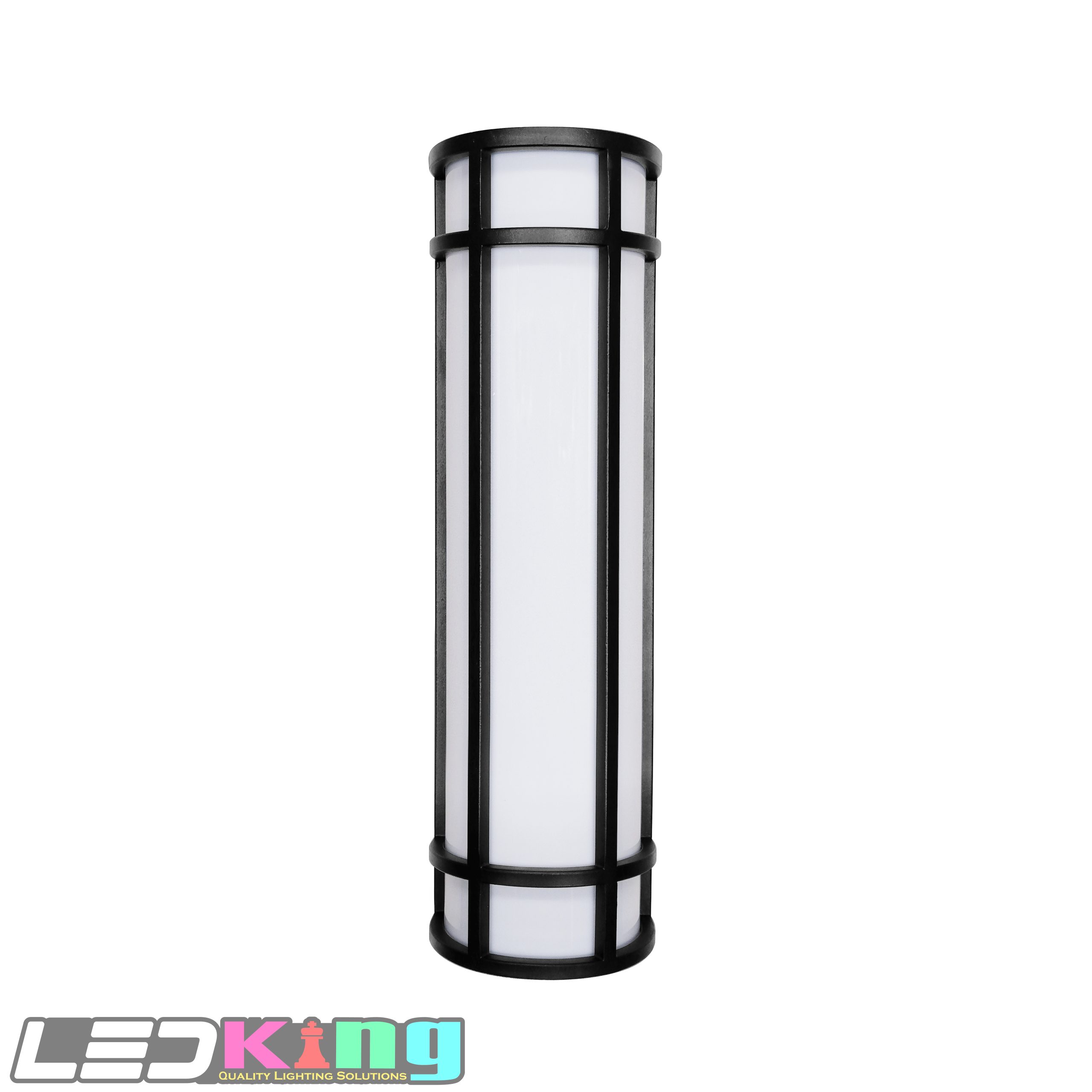 24l-x-6w-x-4e-outdoor-wall-light-steel-housing-with-black-finish-acrylic-lens-25w-cri-80-3000k-4000k-5000k