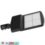 12th Gen led shoebox light 100W,150W,240W,300W 5700K,AC100- 277V,Sosen driver, Black color, AM bracket,UL Listed