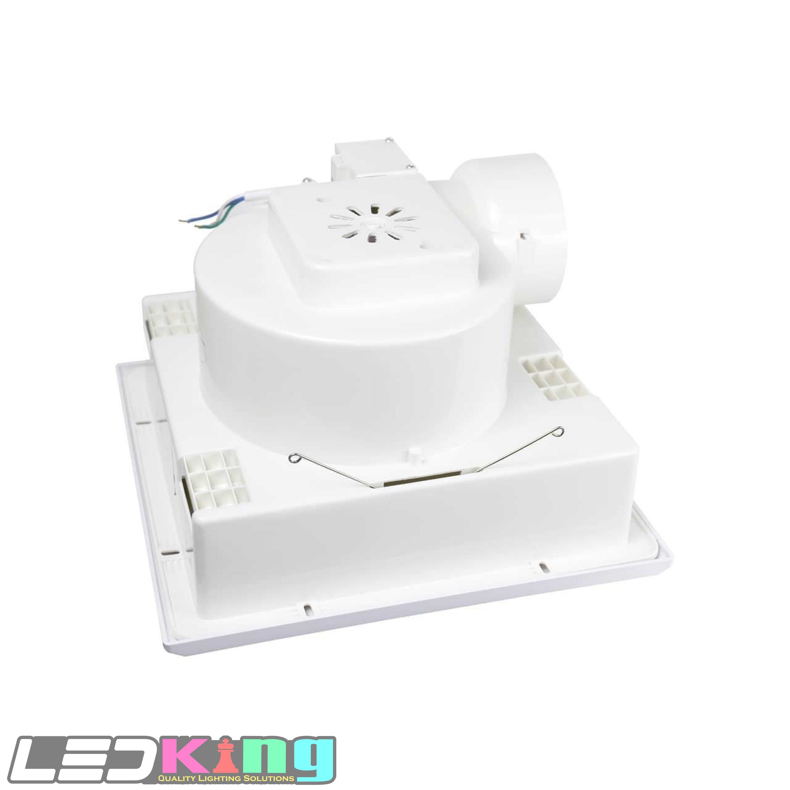 CEILING EXHAUST FAN WITH LIGHT 302mm x 302mm 110V & 60 HZ 30W - 15W (LED LIGHT) 200m3/h 5000K - Image 2