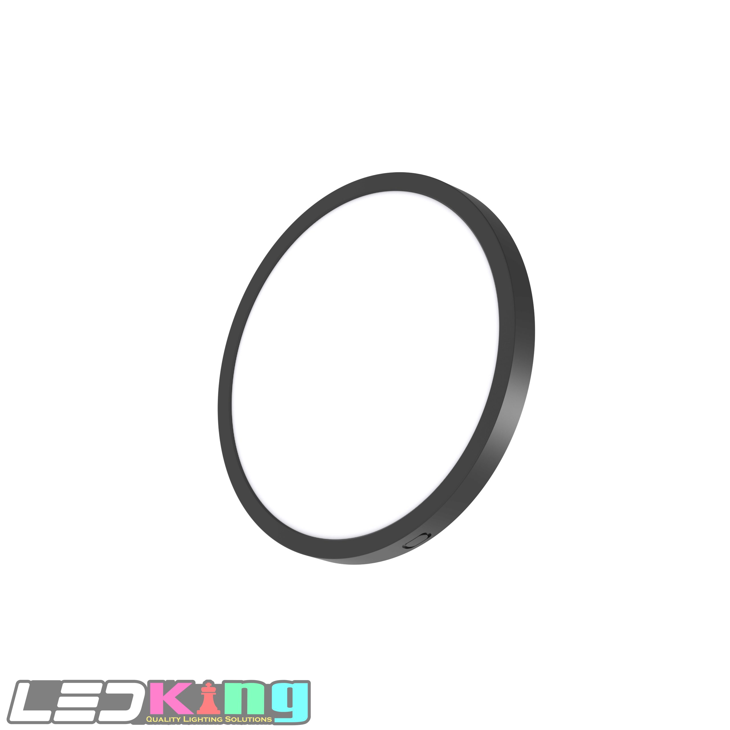 9inch-led-panel-light225x17-5mm5cct-20w-surface-mountedblack-finishround-120vac