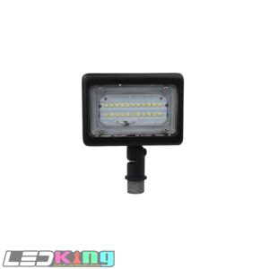 Small Led Flood light 15W,5700K,AC100-277VChina brand driver,Knuckle bracket, Black color