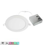 6" LED Slim Down Light with 5CCT Tunable, square J-box, 15W, Dimmable  120V AC,