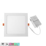 4" LED Square Slim Down Light with 5CCT Tunable, long J-box, 12W,