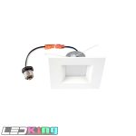 4" and 6" LED Square DOB Down Lights with JBOX and 5CCT Tunable, Dimmable