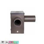 Tenon Adapter for 4 Inch Square Poles with 2 Horizontal 90 Degree Tenons;For 4'' Square Pole;Black Finish;