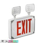 "Injection-molded thermoplastic ABS housing and polycarbonate cover, UL 94V-0 flame rating."