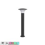 9W BOLLARD SILVER - 3000K