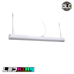 Linear Strip 4ft 40W/30W/20W, CCT, 100-277V, White Finish with Emergency Battery Backup