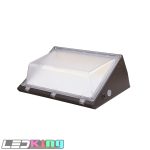 LED Semi-cut off Wall Pack 120W/ 5700K, With photocell,AC100-277V,UL DLC listed