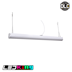 Linear Strip 4ft 40W/30W/20W, CCT, 100-277V, White Finish with Emergency Battery Backup