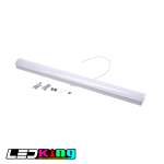 Linear Strip 4ft 80W/60W/40W, CCT, 100-277V, White Finish with Emergency Battery Backup