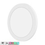 12inch led panel light,300x13mm,3CCT 24W, Surface mounted,white finish,Round 120Vac,triac dimmable,1680lm,CRI80 Damp location