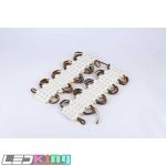 6LEDS injection module,white body,RGB color, 5050SMD, 1.44W/module,50pcs per chain,100pcs per bag