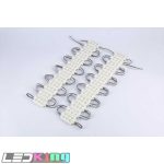 3LEDS injection module,black ,body cool white, &  body,green color,  5050SMD, 1.44W/module,50pcs per chain,100pcs per bag