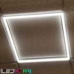 2*2FT LED T-bar light, 20w/30w/40w,4000K/5000K/6000K,0-10V dimmable,CRI 82,130lm/w,6pcs per carton