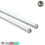 4FT LED integrated tube, 24W,5000K(6500),clear PC cover, CRI 82,125lm/w,25pcs per carton