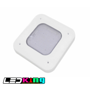 150W LED Canopy Light, 5700K Daylight, Beaded Lens, 2835 LED Chips, Non-Isolated Driver, UL & DLC Listed