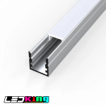 Aluminum channel 59*0.5*0.7inch, frosted PC cover,clips for installation