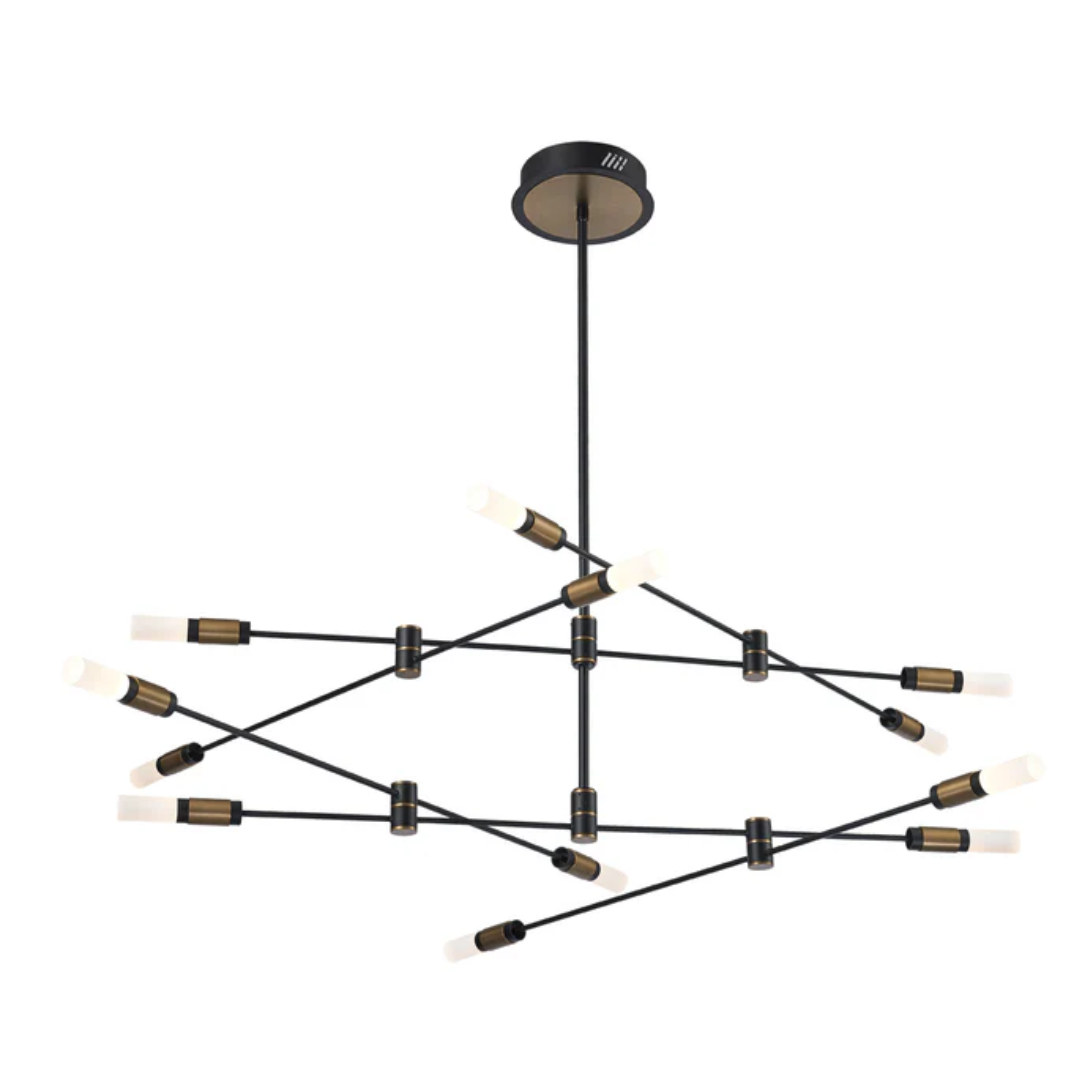 led-chandelier-md19001040-12c-matt-black-coffee-gold