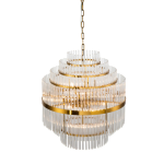 DECORATIVE CHANDELIER 17566 – BRASS FINISH