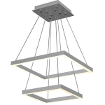 LED PENDANT LIGHT 2 SQUARES - SILVER 17536