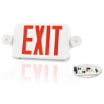Bi-Color Emergency Exit Sign and Combo