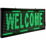 LED Banner – P10 Monochrome Green Display (14" × 66")