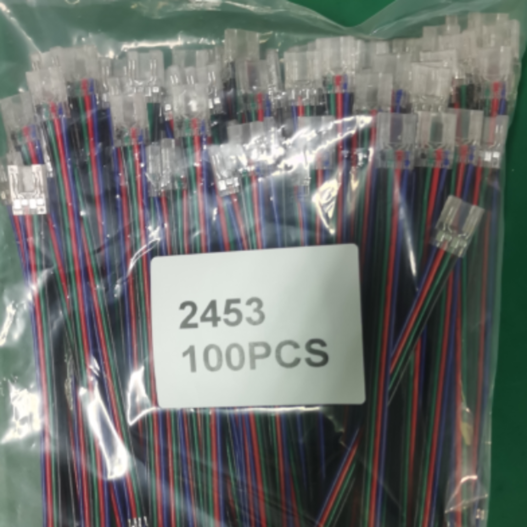10mm-4-pin-rgb-cob-led-strip-connector-with-ul-listed-wire-15cm