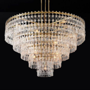 Regal Heritage Brass Crystal Chandelier – 72’’ Grand Royal Edition