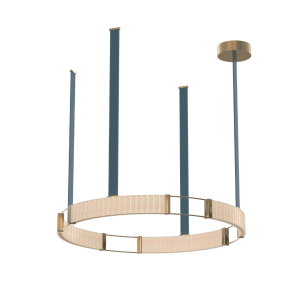 Radiant Halo LED Ring Pendant Light – Modern Gold Crystal Ceiling Chandelier