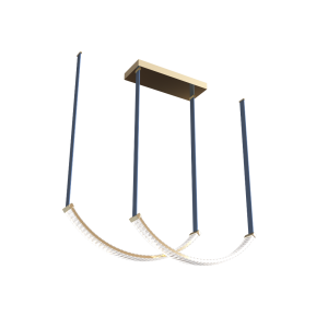 Dual Arc Crystal Luxury Chandelier