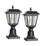 TIMES G180 Classic Solar Garden Lamp Post