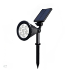 TIMES TL23506 Solar Path Light with Replaceable Lenses & RGB Color