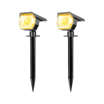 TIMES TL2336 Solar Spot Light with Replaceable Lenses & RGB