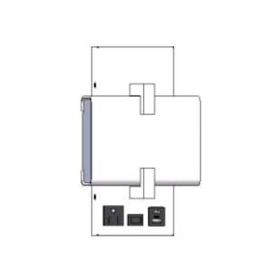 Cube Single Wall Sconce with USB & Type-C Charging