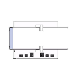 Cube Double Wall Sconce XL with Dual Charging Ports