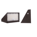 LED Cutoff Wall Pack Light 60W (Adjustable, IP65 Outdoor)